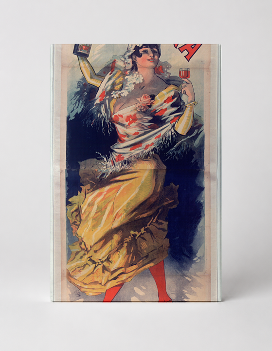 Cacao Lhara F. Mugnier 1889 - Belle Époque Vintage Poster Wall Art