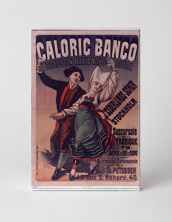 Caloric Banco Boisson Nationale Suede 1890s - Vintage Advertising Poster Canvas Wall Art