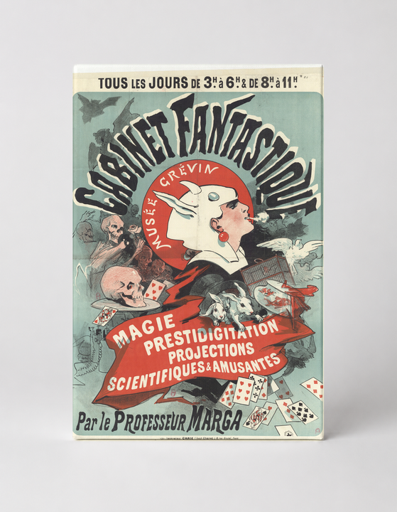 Cabinet Fantastique Musée Grévin - French Magic Show Vintage Poster Wall Art
