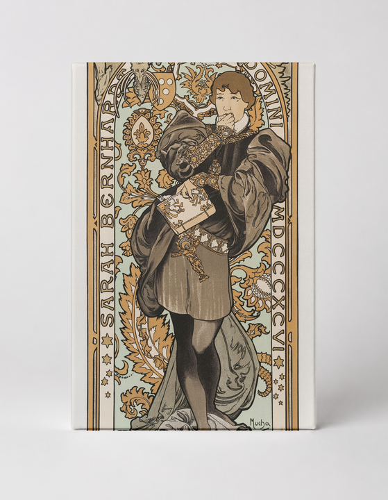 Lorenzaccio 1896 Theatre Poster - Art Nouveau Vintage Canvas Wall Art