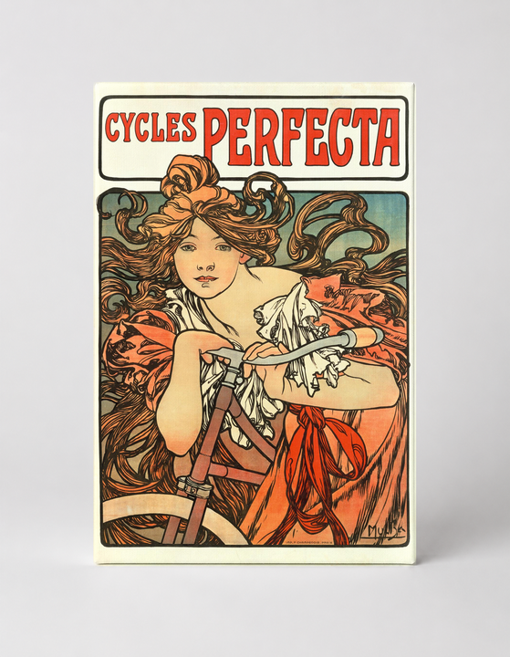 Cycles Perfecta 1902 - Art Nouveau Vintage Bicycle Poster Wall Art