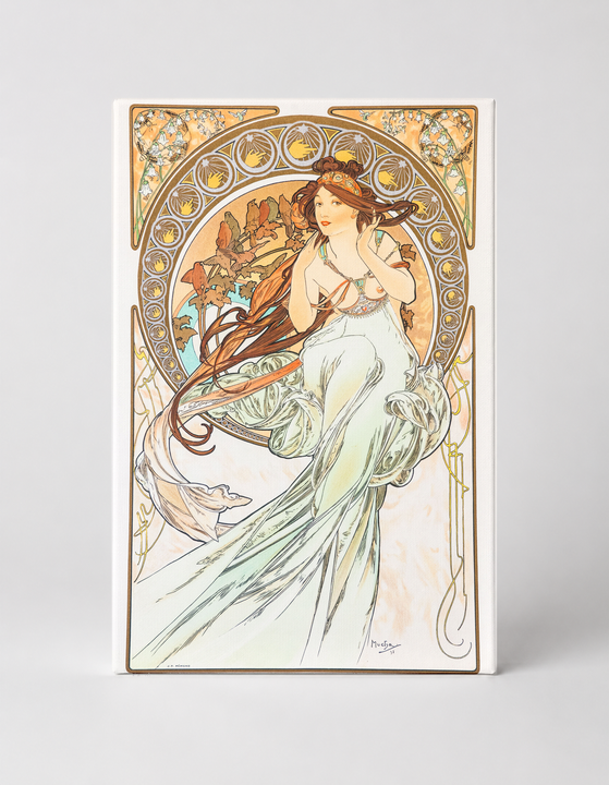 La Musique 1898 - Art Nouveau Vintage Poster Canvas Wall Art