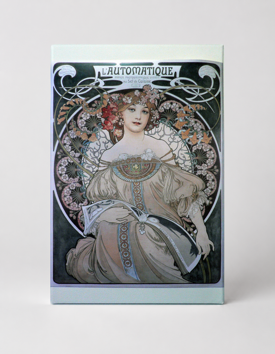L'Automatique 1890s Art Nouveau Vintage Poster Canvas Wall Art