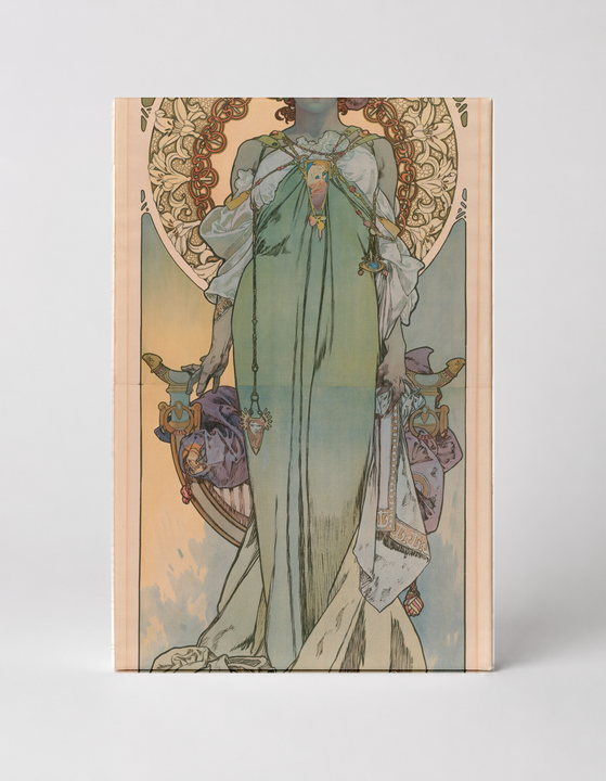 Leslie Carter 1898 - Art Nouveau Vintage Theatre Poster Wall Art