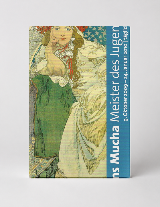 Meister des Jugendstils Alfons Mucha 1909 - Art Nouveau Vintage Poster Wall Art
