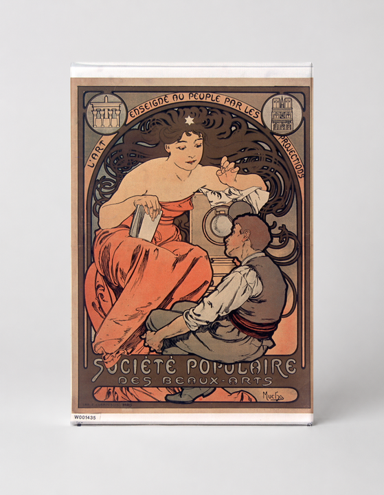 Société Populaire des Beaux-Arts 1897 - Art Nouveau Vintage Poster Wall Art