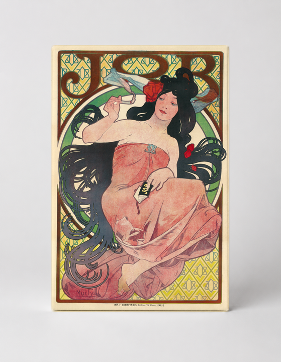 JOB Cigarette Papers 1896 - Art Nouveau Vintage Poster Wall Art