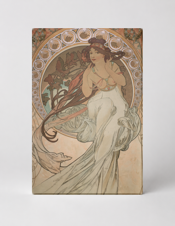 La Musique 1898 - Art Nouveau Alphonse Mucha Vintage Poster Wall Art