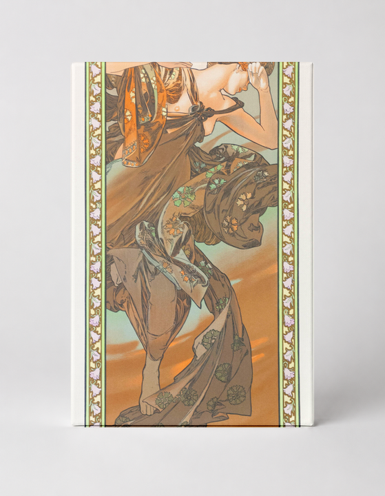 Dancing Figure Art Nouveau 1900s - Vintage Lithograph Poster Canvas Wall Art