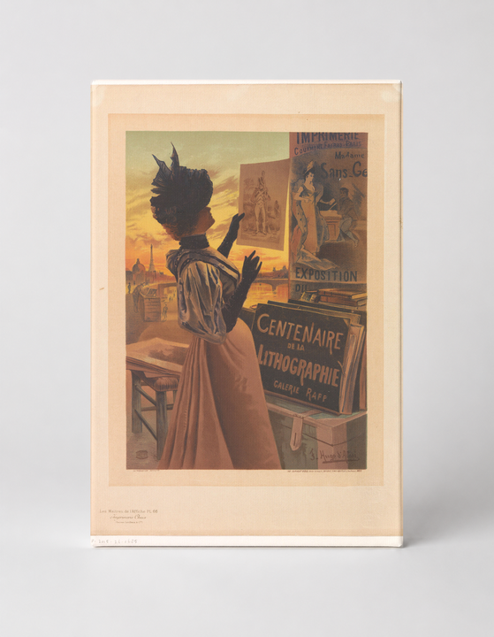 Centenaire de la Lithographie 1895 - Belle Époque Vintage Poster Wall Art