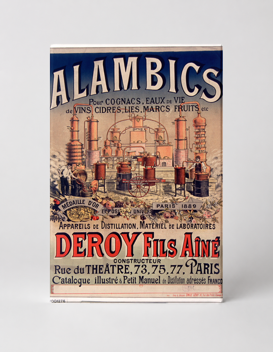 Alambics Deroy Fils Aîné 1889 Paris Distillery Vintage Poster Wall Art