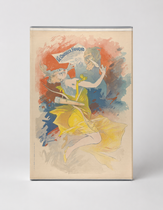 Le Courrier Français 1890s - Belle Époque Vintage Poster Wall Art