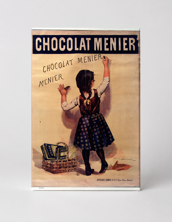 Chocolat Menier 1893 - Belle Époque Vintage Advertising Poster Wall Art