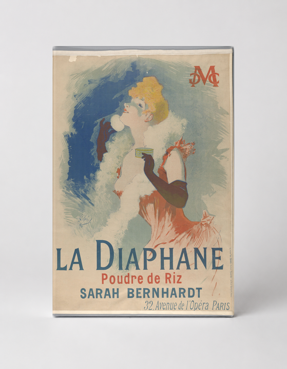 La Diaphane Poudre de Riz Sarah Bernhardt 1890s - Belle Époque Vintage Poster Wall Art