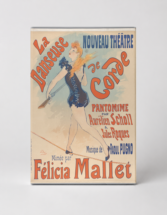 La Danseuse de Corde 1899 - Belle Époque French Theatre Vintage Poster Wall Art