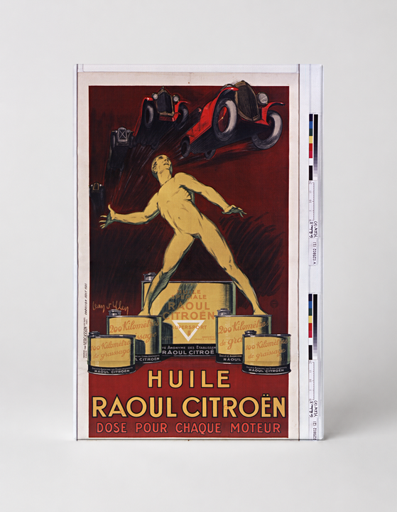 Huile Raoul Citroën 1920s Art Deco Vintage Advertising Poster Wall Art