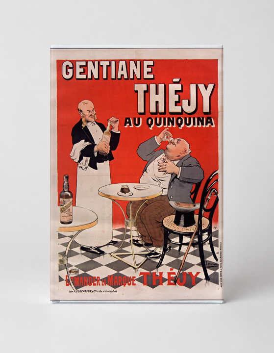 Gentiane Théjy Au Quinquina - Belle Époque French Advertising Poster
