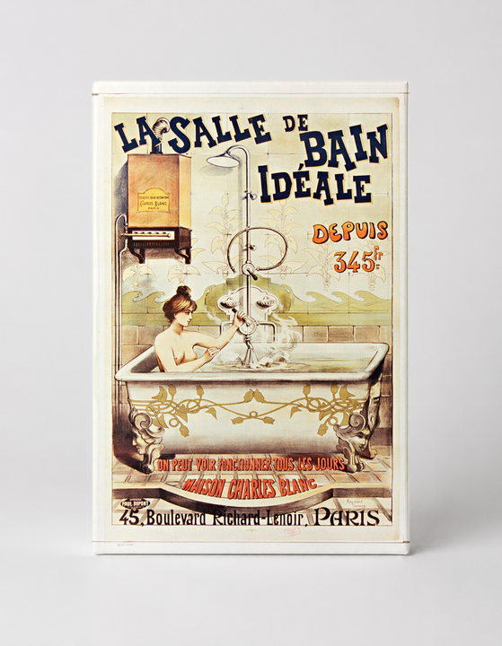 La Salle de Bain Idéale 1890s - Belle Époque Vintage Poster Wall Art