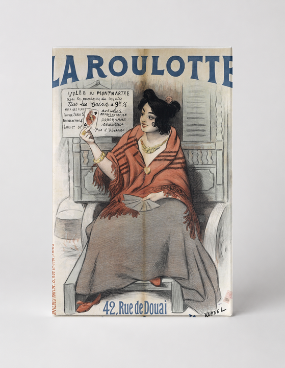 La Roulotte 1900 - Belle Époque Cabaret Vintage Poster Wall Art