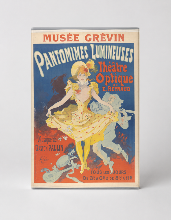 Pantomimes Lumineuses Musée Grévin 1892 - Belle Époque Vintage Poster Wall Art