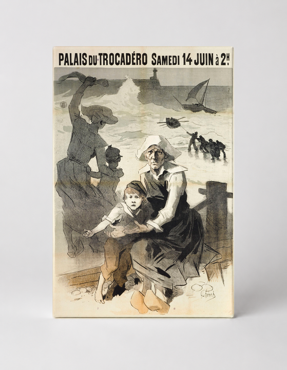 Palais du Trocadéro 1884 – French Belle Époque Vintage Poster Wall Art