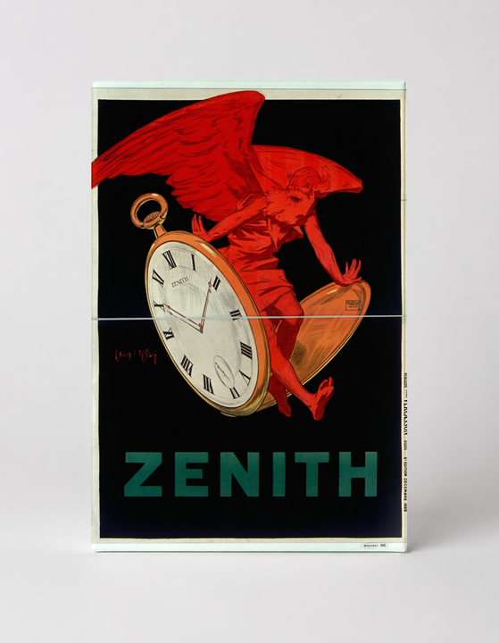 Zenith Watches Vintage Advertising Poster - Art Deco Canvas Wall Art