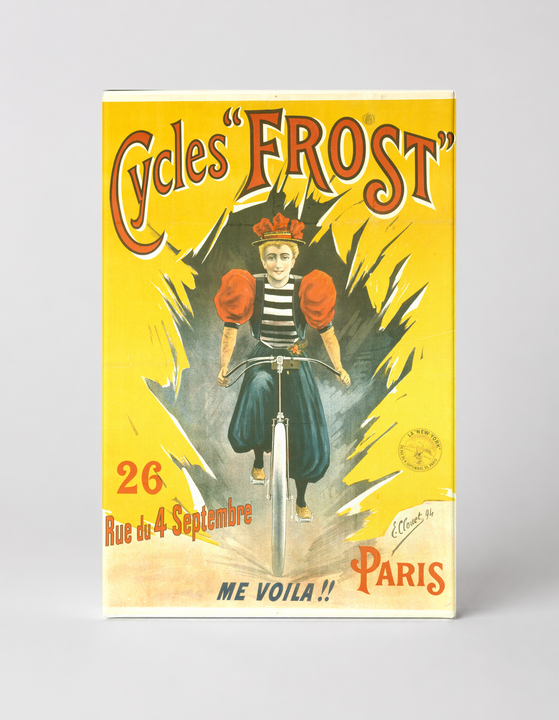 Cycles Frost 1894 - Belle Époque French Bicycle Vintage Poster Wall Art