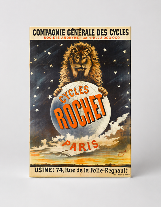 Cycles Rochet Paris 1890s - Belle Époque Vintage Poster Wall Art