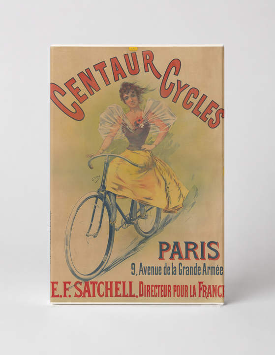 Centaur Cycles Paris 1890s - Belle Époque Vintage Poster Wall Art
