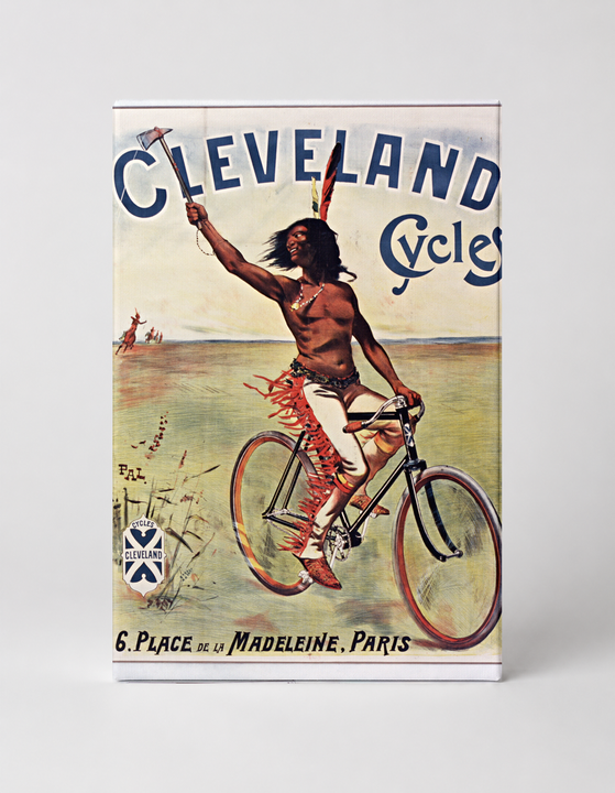 Cleveland Cycles Paris 1890s - Vintage Bicycle Advertising Poster Wall Art