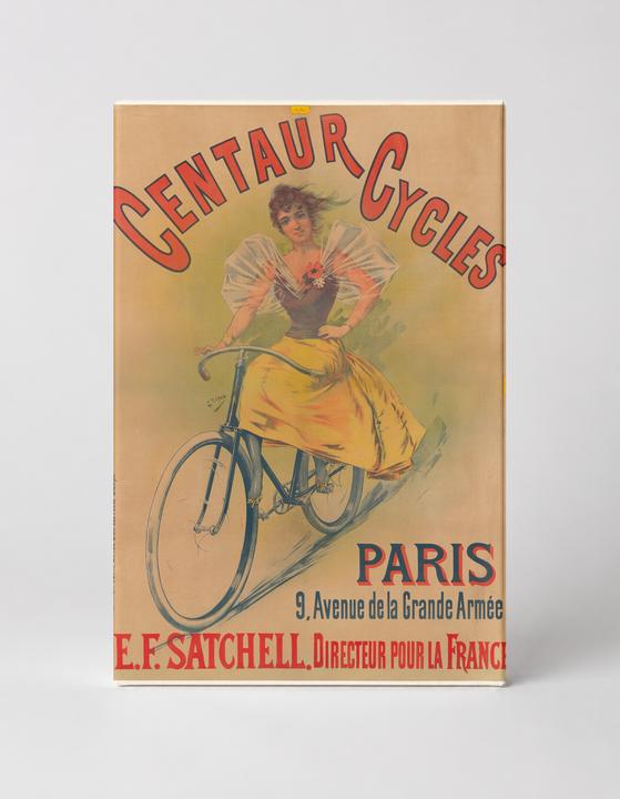 Centaur Cycles Paris 1890s - Belle Époque Vintage Poster Wall Art