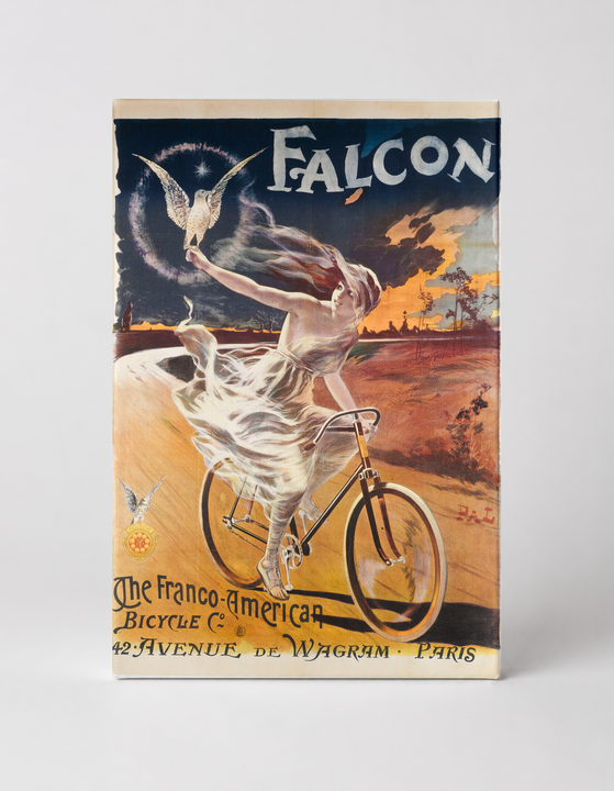 Falcon Franco-American Bicycle Co 1890s - Belle Époque Vintage Poster Wall Art