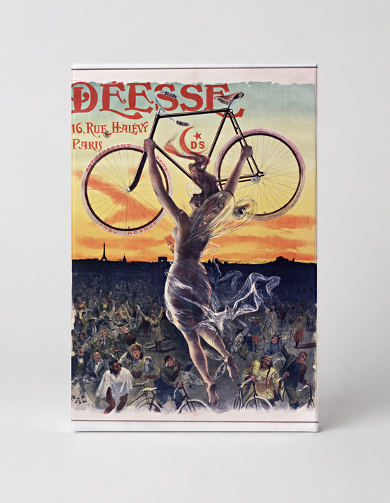 Déesse Bicycles 1898 - Belle Époque Vintage Poster Canvas Wall Art