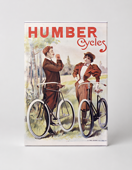 Humber Cycles Victorian Advertising Poster - Vintage Cycling Wall Art