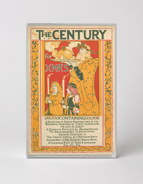 The Century For Xmas 1890s Victorian Christmas Magazine Poster Wall Art
