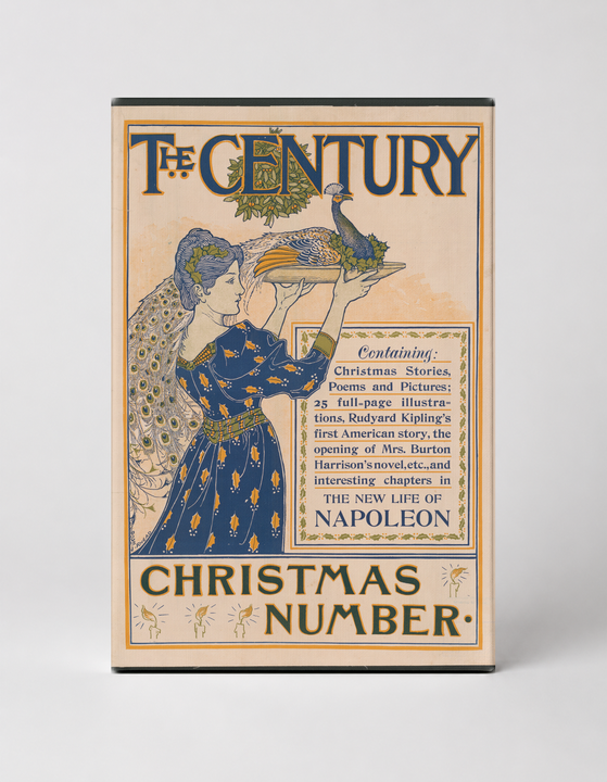 The Century Christmas Number 1890s - Victorian Magazine Vintage Poster Wall Art