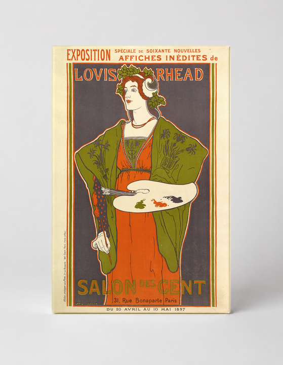 Salon des Cent 1897 Louis Rhead - Art Nouveau Vintage Poster Wall Art