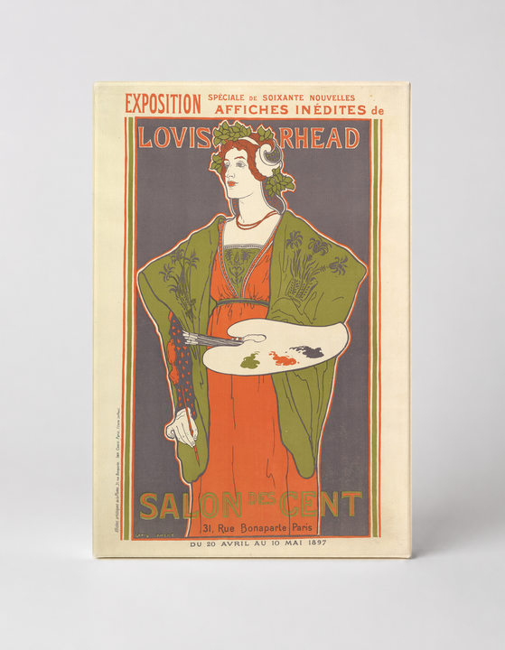Salon des Cent 1897 Louis Rhead - Art Nouveau Vintage Poster Wall Art