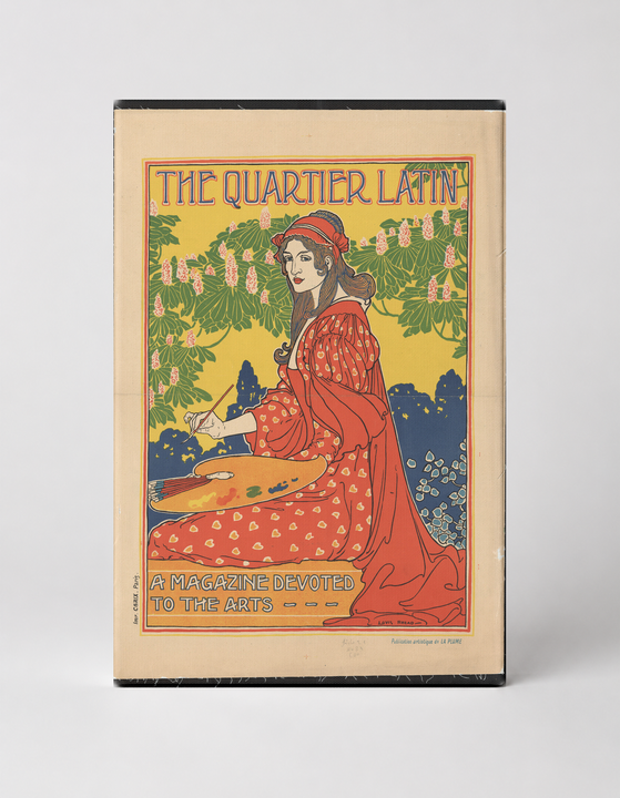 The Quartier Latin Magazine 1896 - Art Nouveau Vintage Poster Wall Art