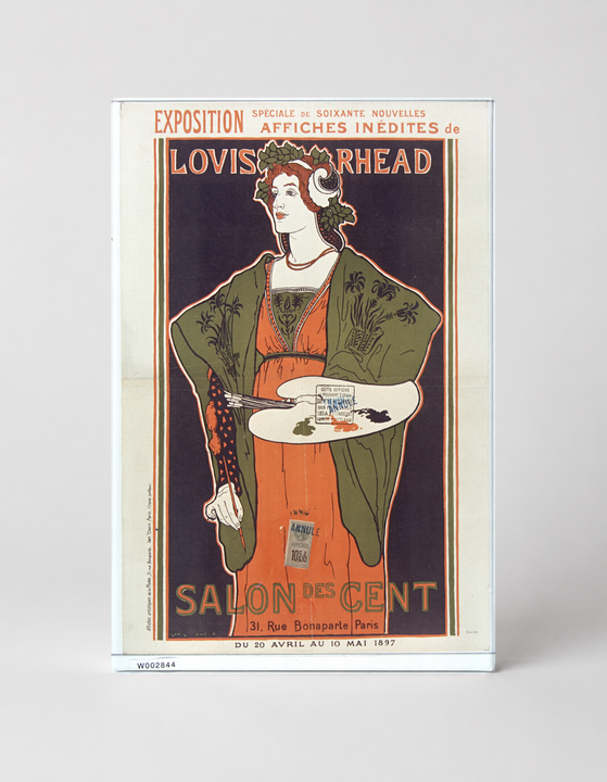 Salon des Cent 1897 Louis Rhead - Art Nouveau Vintage Poster Wall Art