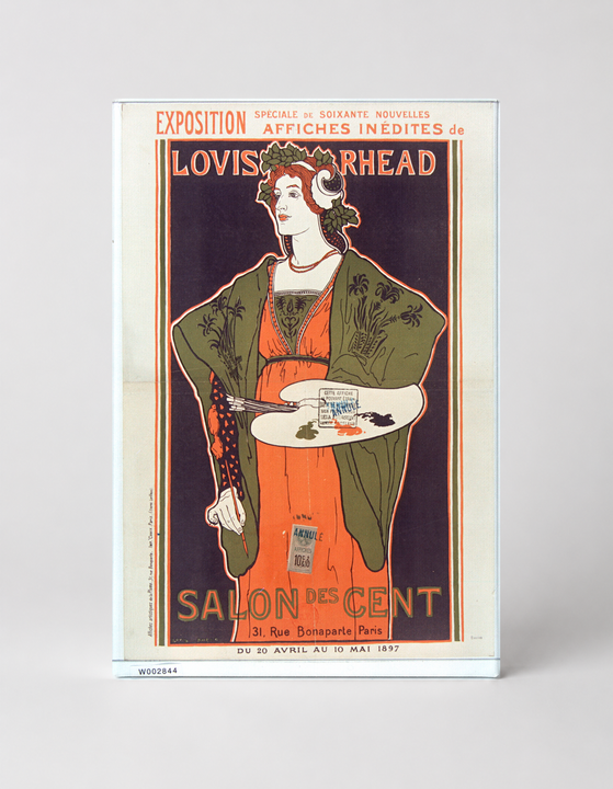 Salon des Cent 1897 Louis Rhead - Art Nouveau Vintage Poster Wall Art