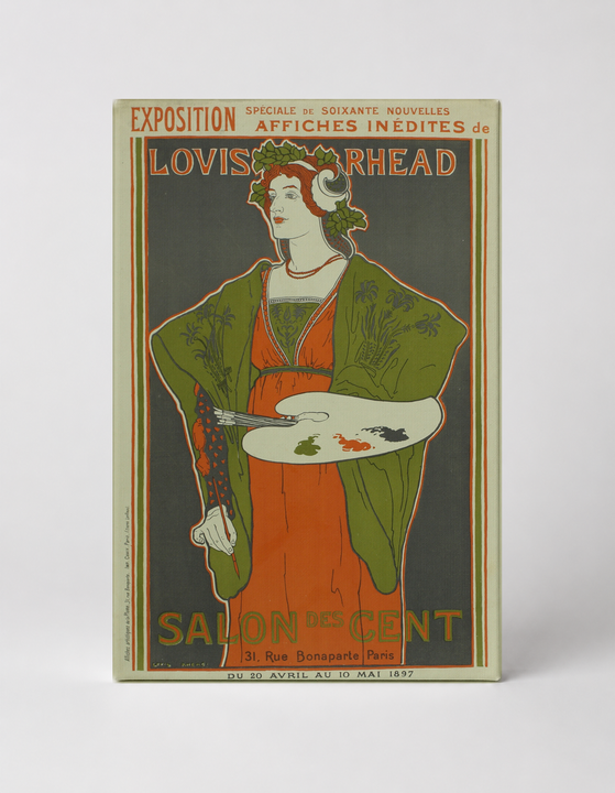 Louis Rhead Salon des Cent 1897 - Art Nouveau Vintage Poster Wall Art