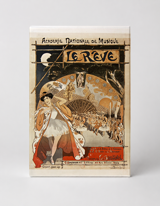 Le Reve Academie Nationale de Musique 1890s - Art Nouveau Vintage Poster Wall Art