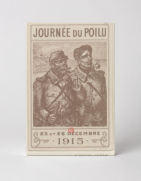 Journée du Poilu 1915 - WWI French Soldiers Vintage Poster Wall Art