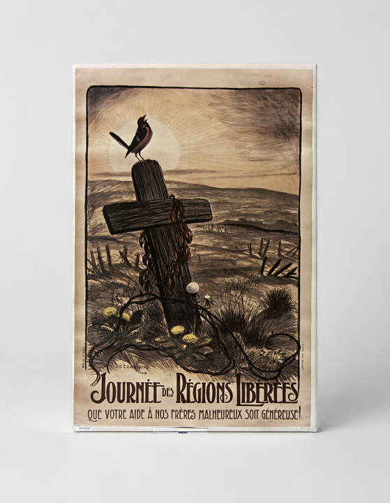 Journée des Régions Libérées 1917 - WWI French Vintage Poster Wall Art