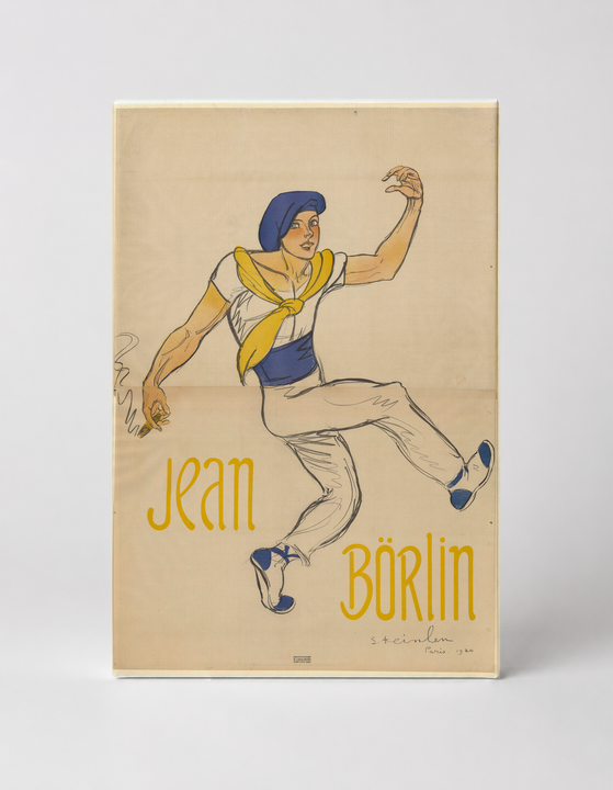 Jean Börlin 1920 - Vintage Dance Theatre Lithograph Poster Wall Art