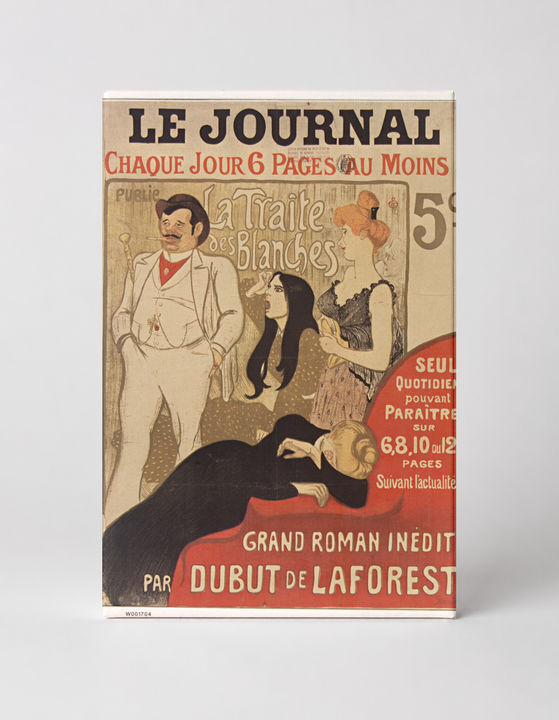 Le Journal La Traite des Blanches 1899 – Belle Époque Vintage Poster Wall Art