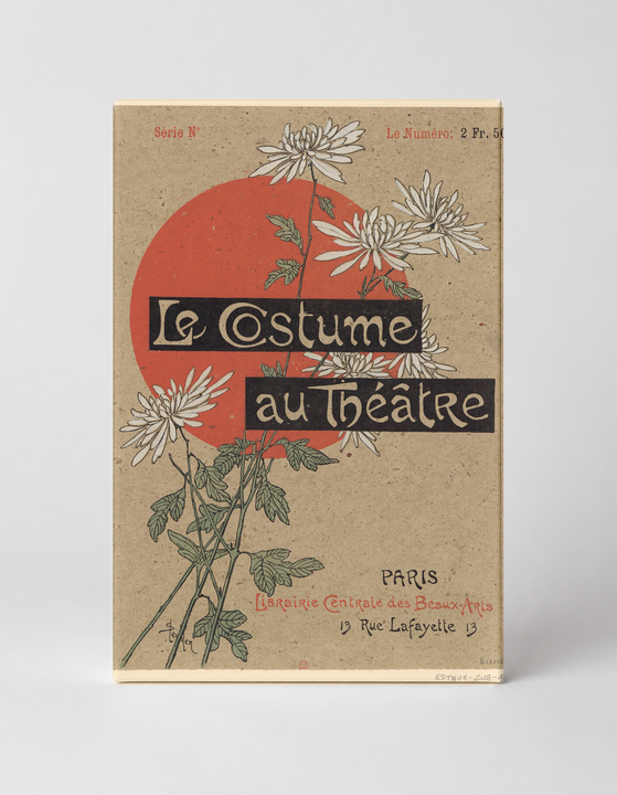 Le Costume au Théâtre 1896 - Art Nouveau French Vintage Poster Wall Art