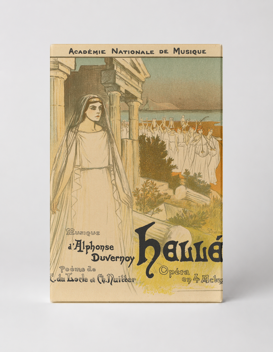 Hellé Opéra 1896 Académie Nationale de Musique - Art Nouveau Vintage Poster Wall Art