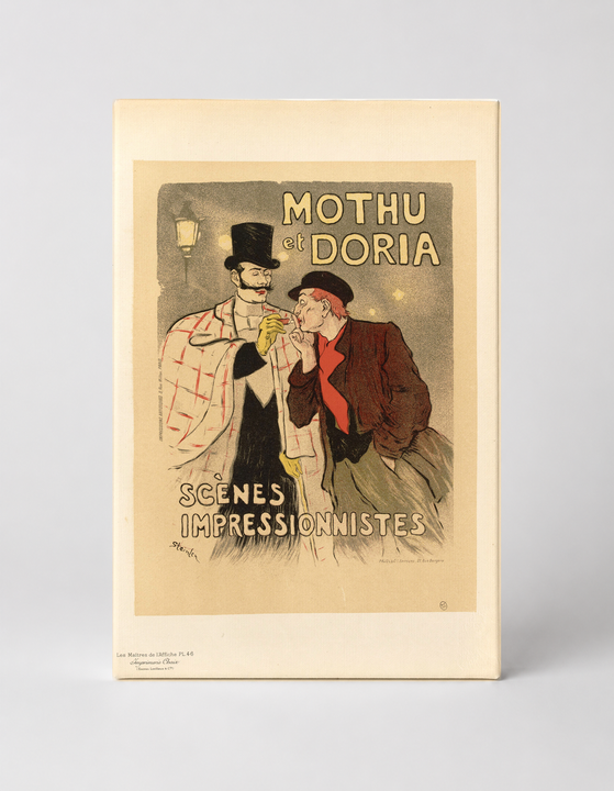 Mothu et Doria Scènes Impressionnistes 1893 - Belle Époque Vintage Poster Wall Art